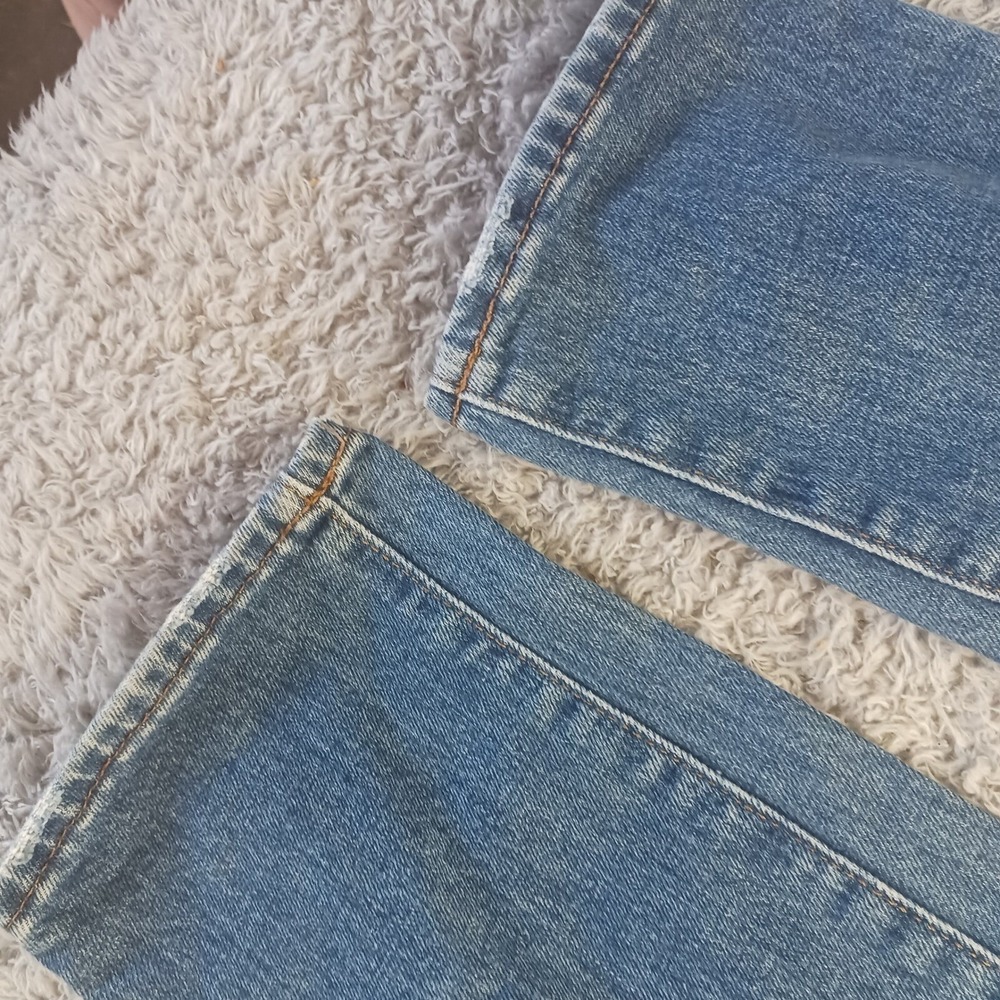 Madewell The High-Rise Slim Crop Boyjean Womens Size 25 Blue Denim Jeans - Picture 5 of 9